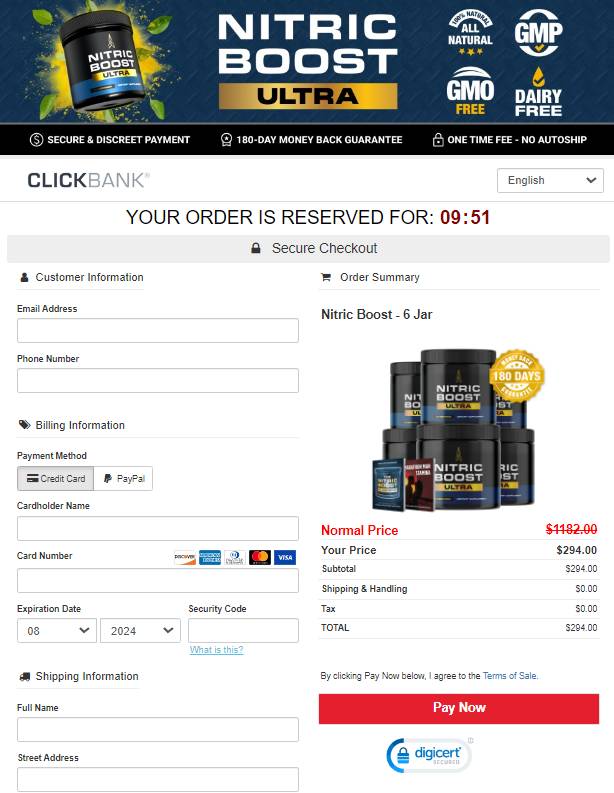 HepatoBurn - Secure Order Page
